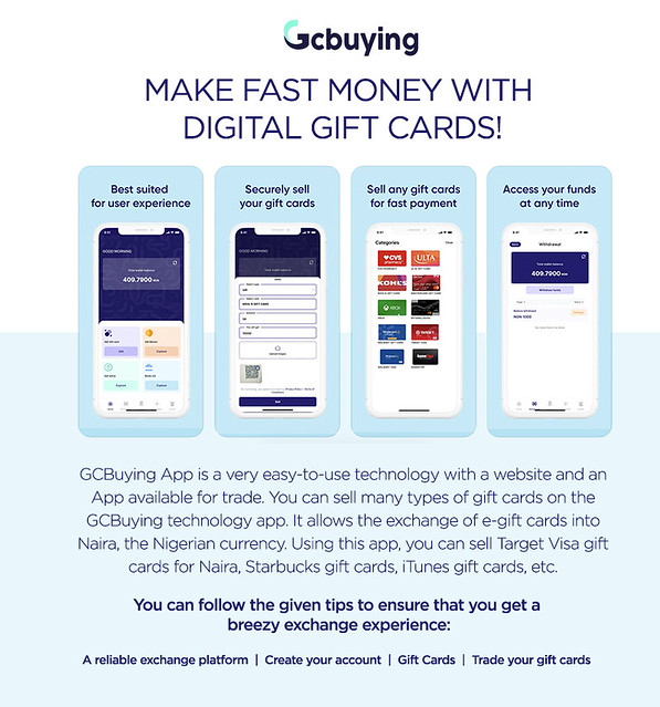 Make fast money with digital gift cards!! | GCBuying App is … | Flickr