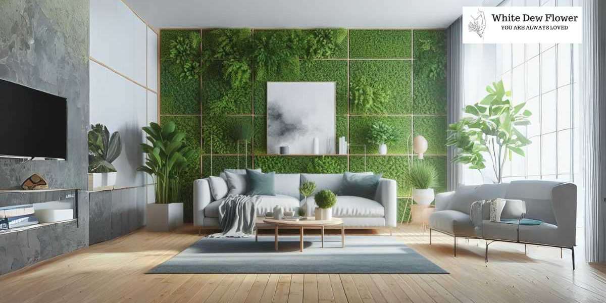 Different Styles and Textures for Artificial Vertical Green Wall