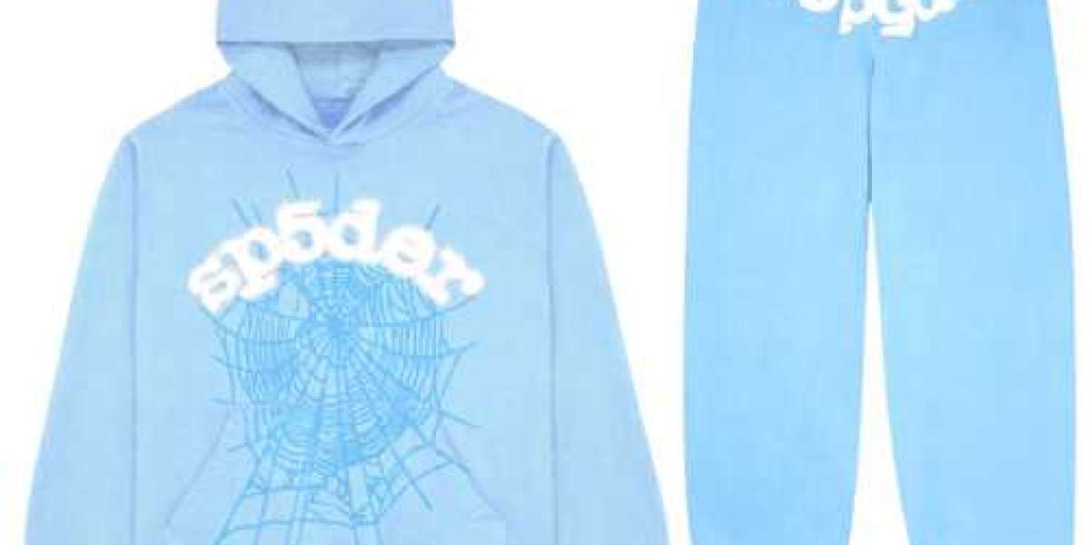 Discover Light Blue Spider Hoodie